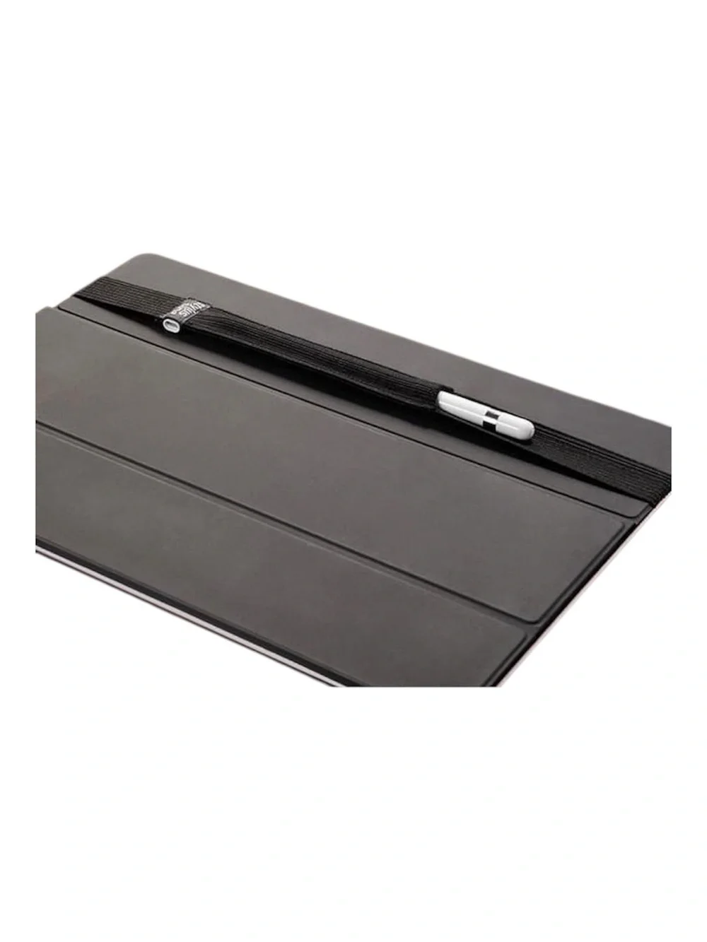 Stylus Sling Pencil Holder w/ USB Adapter Pocket Black Fits 12.9